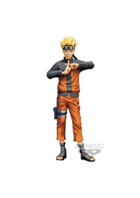 Figurine Naruto Shippuden Par Banpresto - Naruto Uzumaki Grandista Nero Manga Dimensions 27 CM